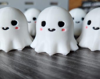 Cute Mini Ghost Figures for Halloween - Set of 5