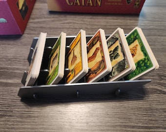 Collapsible 3D Printed Card Bank, Settlers of Catan Card Holder, Resource Card Organizer