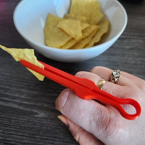 Wearable Gamer Chopsticks, 3D Printed Finger Chop Sticks for Snacking