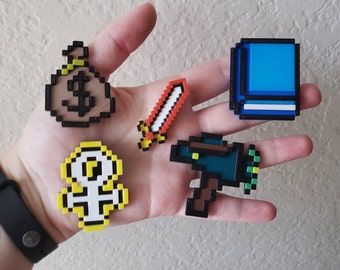 Boss Monster Class Icons, 8-Bit Game Token