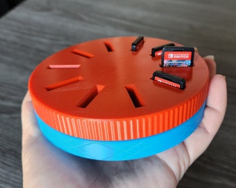 Nintendo Switch Game Carousel, Game Cartridge Storage, 3D Printed Video Game Accessory