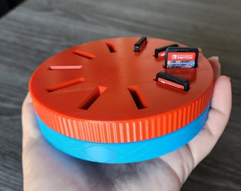 3D Printed Nintendo Switch Game Carousel: Cartridge Storage Organizer