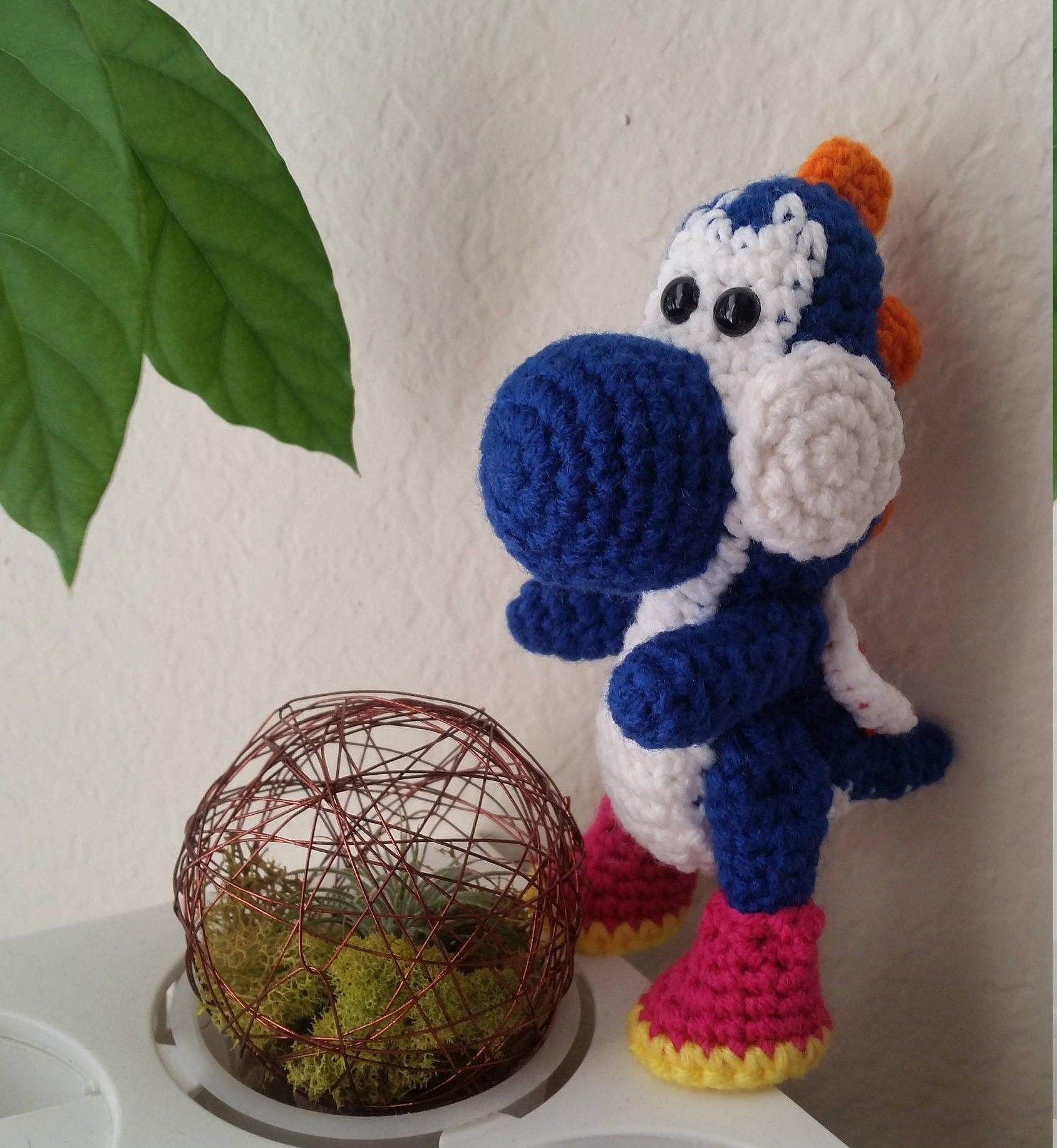 Yoshi Plushie Yarn Yoshi Crochet Stuffed Yoshi Yoshi's Etsy UK