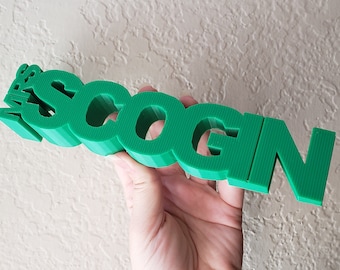 EXTRA LARGE Personalized Doorstop, 3D Printed Name Door Stop, Customized Name Sign