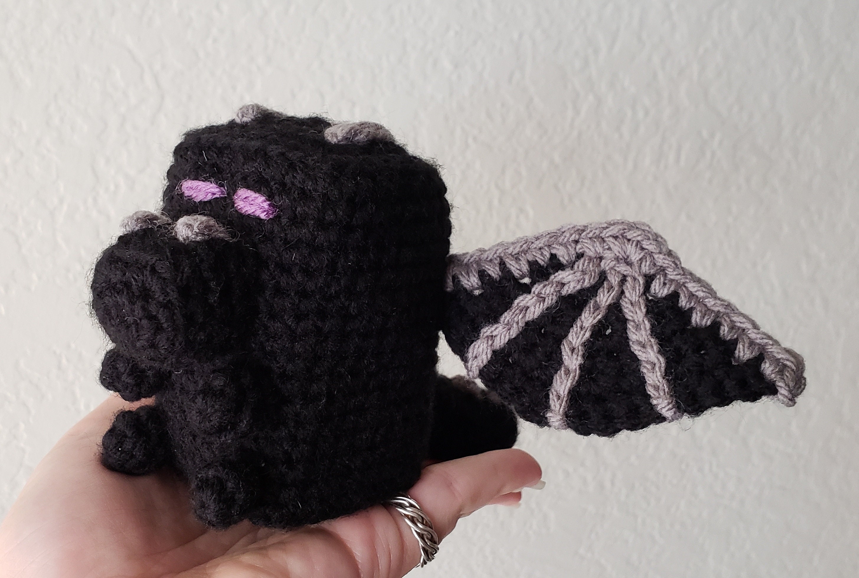 Pattern Ender Dragon Amigurumi Pattern Minecraft Plushie | Etsy India