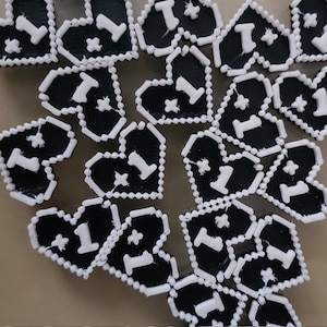 Boss Monster Counter Token, +1 Counter, 8-Bit Spielmünze - 4er Set