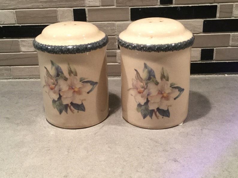Home & Garden Party Magnolia Salt and Pepper Shaker Etsy