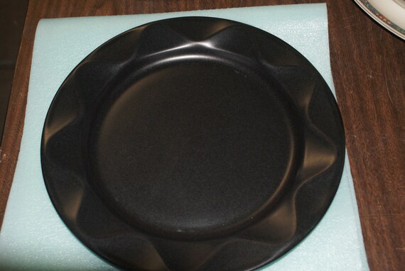 4 Dansk Onyx Black ORIGAMI Dinner Plate s 11 Japan
