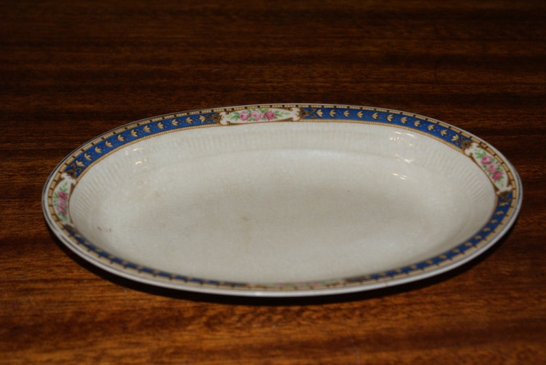 W Barlaston 8 34 inch relish plate H Grindley Grindley