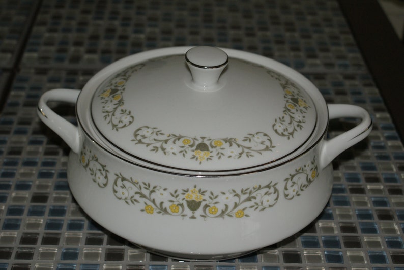 Fine China of Japan Florentine Covered Vegetable Dish Etsy