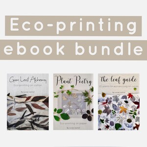 Pacchetto di 3 ebook sulla stampa ecologica // scopri come stampare in modo ecologico su cotone e carta //PDF