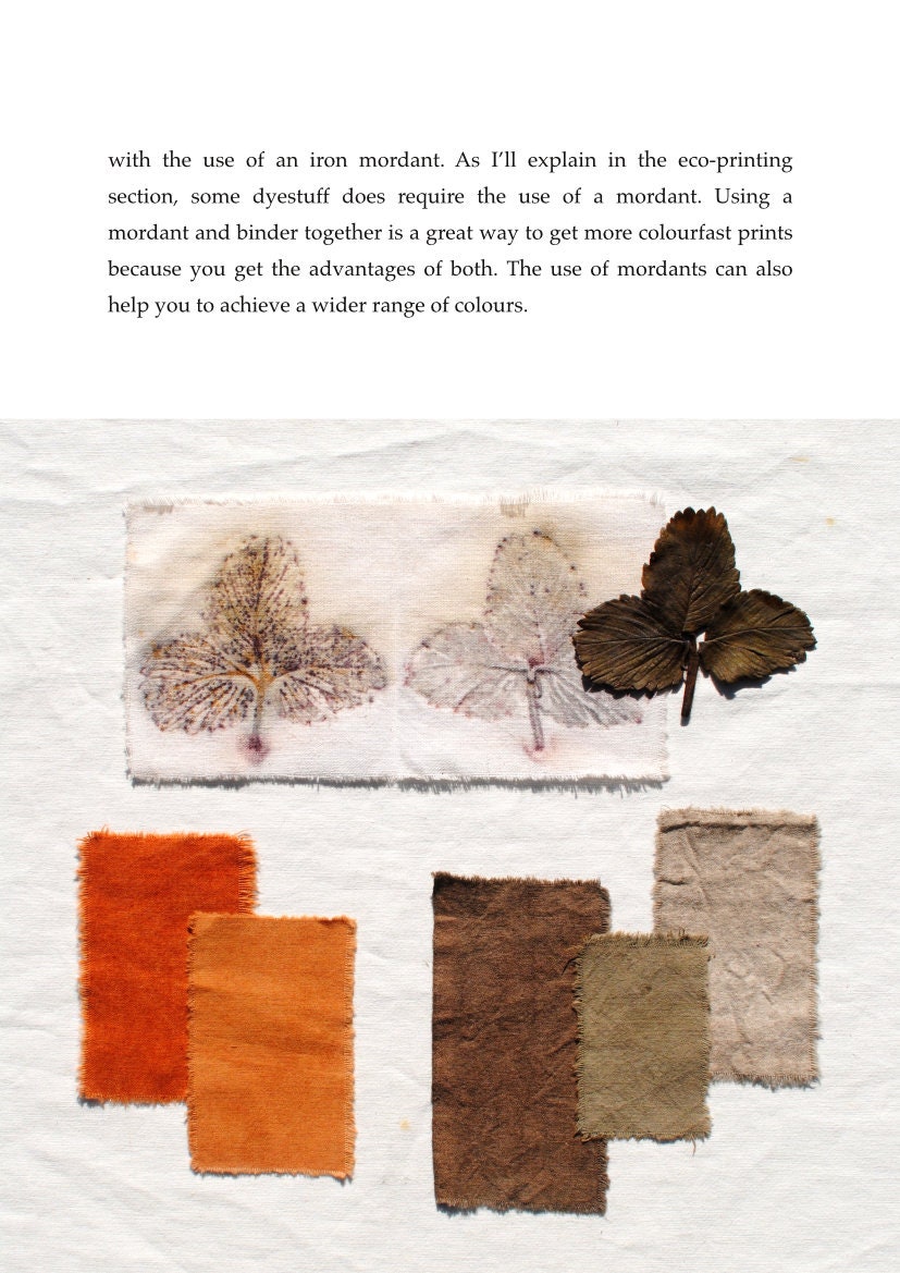 Soy Milk Binder Ebook // Natural Dyeing and Ecoprinting Etsy