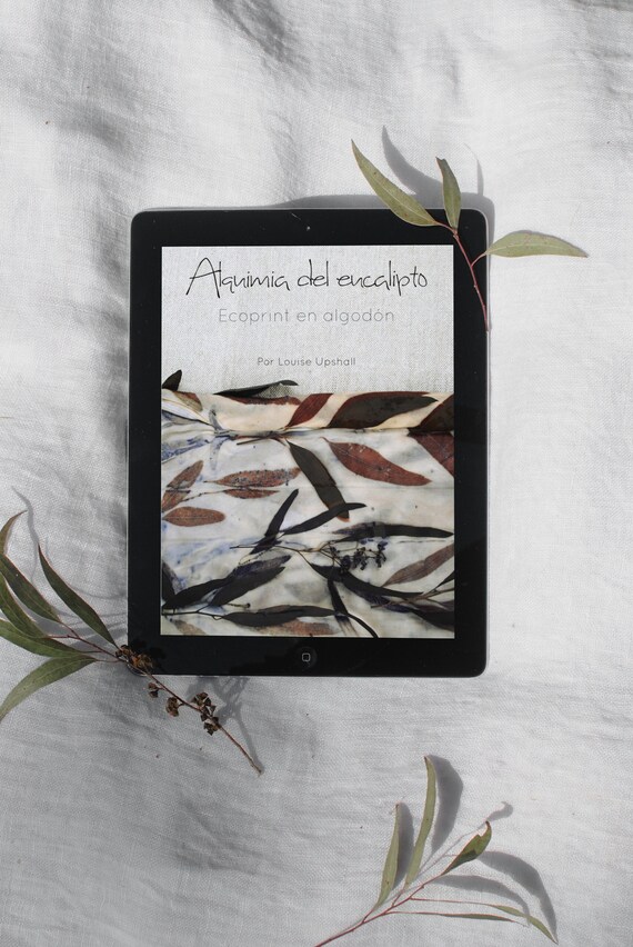 Ebook de ecoprint en algodón // Tutorial de teñido natural // PDF de ecoprint // Descarga digital // tintes naturales