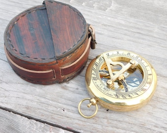 compass, sundial compass, nautical compass, engraved compass, personalized compass, groomsmen gift, wedding gift, anniversary, fathers day