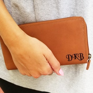 Cartera de mano larga, billetera de mujer, regalos para ella, billetera personalizada, billetera de mujer, aniversario, regalo de cumpleaños, regalo de mujer, día de la madre