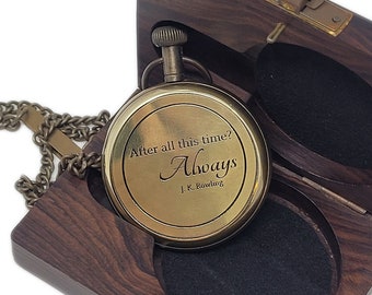 PERSONALIZED POCKET WATCH, Custom Watch, Vintage Pocket Watch, Gifts for Him, Groom Gift, Groomsmen Gift, Anniversary Gift, christmas gift