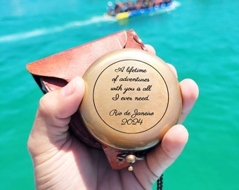 sundial compass, personalized compass, nautical compass, groomsmen gift, wedding gift, anniversary gift, couples gift, christmas gift