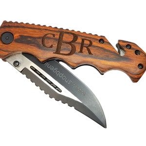 Taschenmesser mit Gravur, Taschenmesser, Jagdmesser, Groomsmen Geschenk, Geschenk für Ehemann, Herren Geschenk, Boyscout Geschenk, Survival, Vatertag