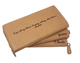 Women Wallet, Personalized Wallet, Ladies Wallet, Gift for Wife, Gift for Her, Leather Wallet, Gifts for mom, Gifts For Her, christmas gift