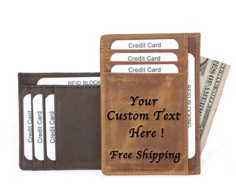 Free Shipping Boyfriend Personalized Wooden Business Card Holder Monogram Gift for Men Dad Custom Design Groomsmen Gift for Him