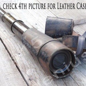 Antique Pirate's Spyglass - Nautical Telescope, handheld scope, boating gift, graduation gift, bird watching, Sailor Gift, fathers day