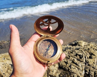 Christmas Gifts, Personalised Compass For Grandson, Christmas Keepsake
