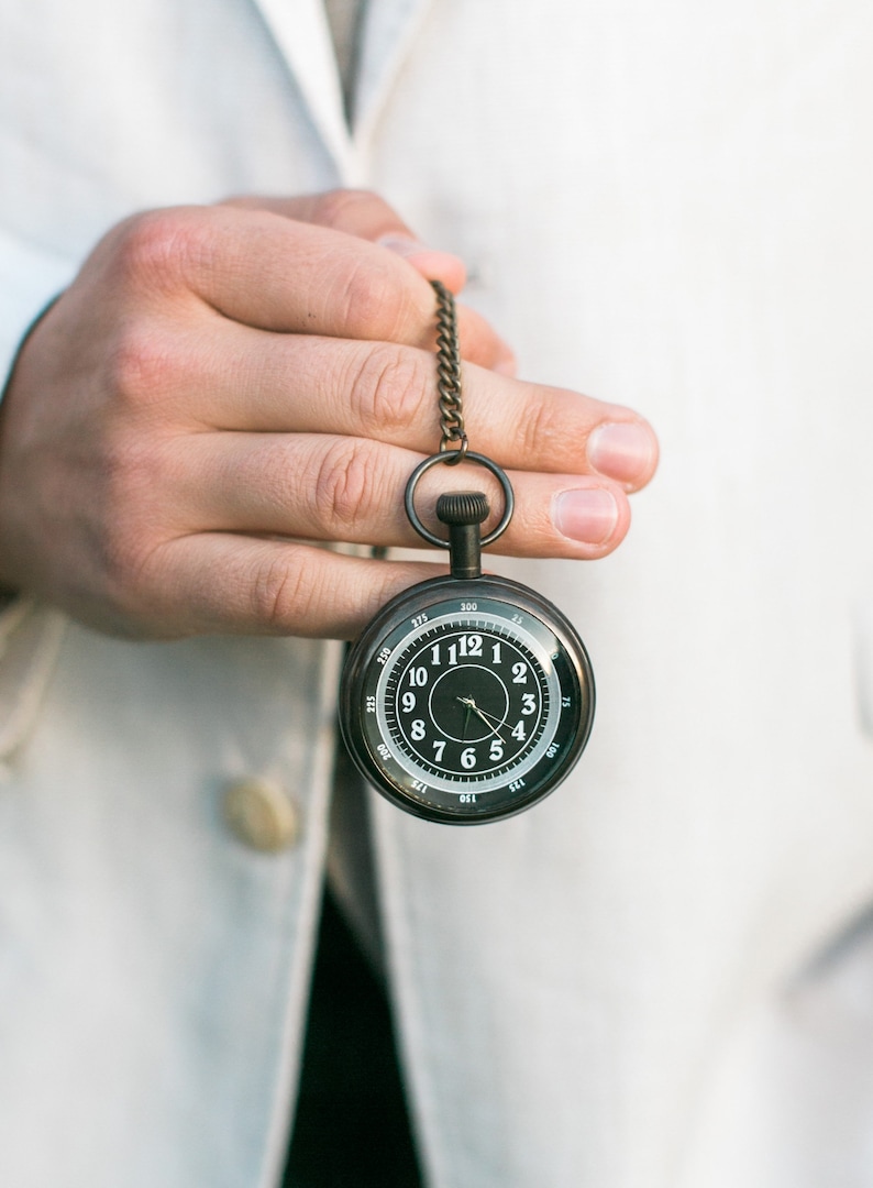 Pocket watch personalized watch watch engraved wedding Etsy