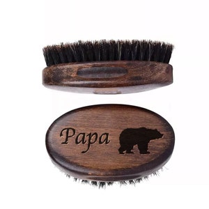 CUSTOM BEARD BRUSH, Personalized beard brush, grooming brush, groomsmen gift, mens gift, engraved wooden brush, mens dopp, fathers day