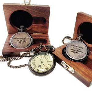 Pocket watch, personalized watch, antique watch, custom watch, engraved pocket watch, groomsmen gift, mens gift, Corporate, fathers day