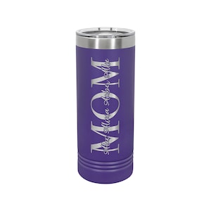 Custom tumbler, personalized tumbler, skinny tumbler, bridesmaids gift, gifts for her, bridesmaids gift, bridal party gift, fathers day