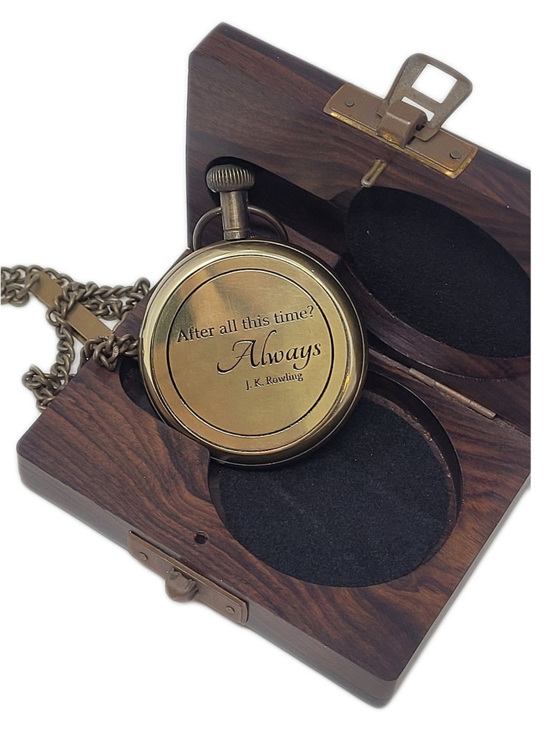 PERSONALIZED POCKET WATCH, Custom Pocket Watch, Antique Watch, Gifts for Him, Mens Gift, Groomsmen Gift, Anniversary Gift, Fathers Day image 1