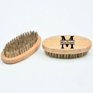 beard brush, personalized brush, mens gift, groomsmen gift, wood brush, gift for men, pocket brush, mustache brush, engraved, fathers day