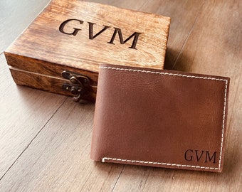 Mens Wallet, Minimalist  Wallet, Personalized Wallet, Gift for Him, Groomsman Gift, Husband Gift, Mens Gift, Leather Wallet, christmas gift