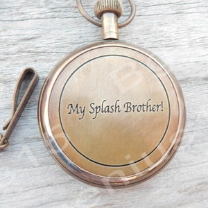Pocket Watch, Personalized Gift, Engraved Watch, Custom Pocket Watch, Corporate Gift, Retirement Gift, Groomsmen Gift, Fathers Day image 4