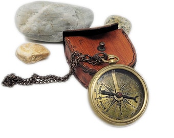 Boussole personnalisée, boussole GRAVÉE, cadeau pour papa, cadeau pour lui, boussole en laiton, cadeau d'employé, cadeau d'anniversaire, cadeaux pour lui