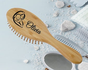 Hair brush, baby shower gift, personalized brush, bridesmaids gift, baby girl brush, gifts for her, dance class, women gift, Mother's day