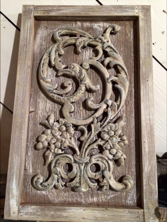 Wrought Iron Wall Art Metal Frame Rustic Birds Of Paradise Ornamental Picture Home Decor
