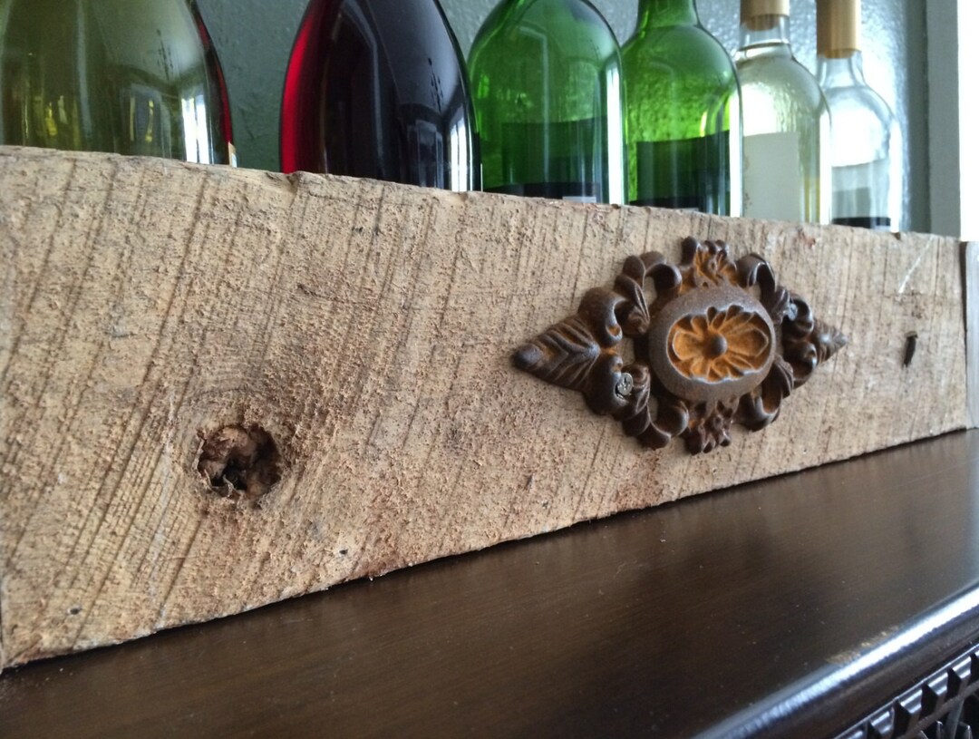 Storage Box Rustic Wine Rack Wine Holder Kitchen Etsy