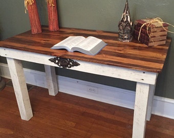 Shabby chic desk, reclaimed wood desk, shabby chic, distressed wood desk, wooden desk, reclaimed wood table, shabby chic table