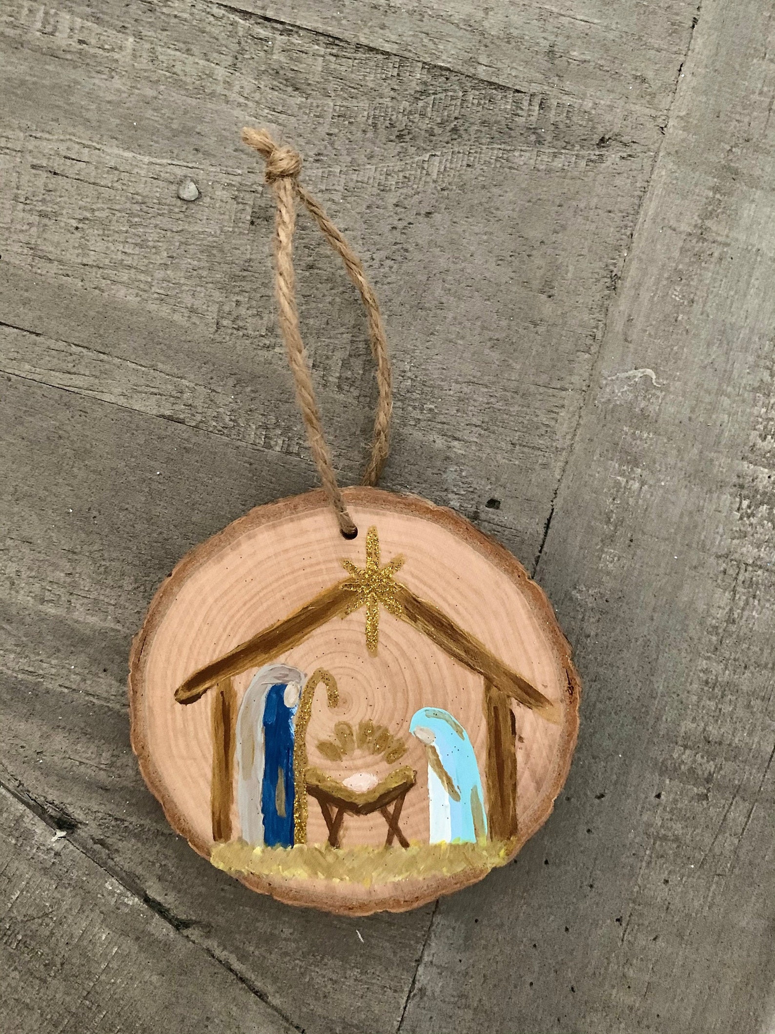 Nativity Christmas Ornament Christmas Ornament Jesus | Etsy