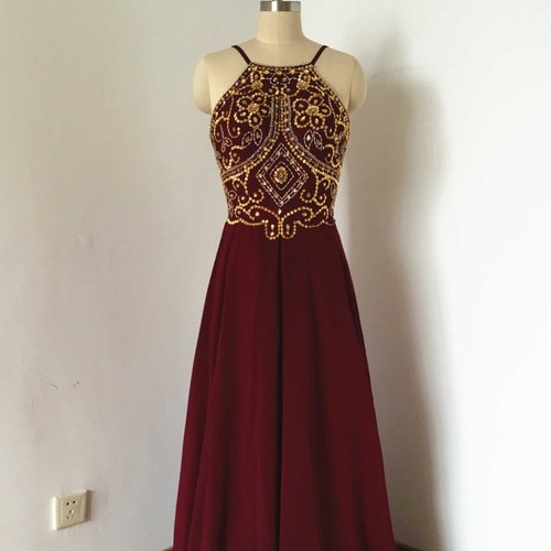 Royal Blue Chiffon Long Prom Dress 