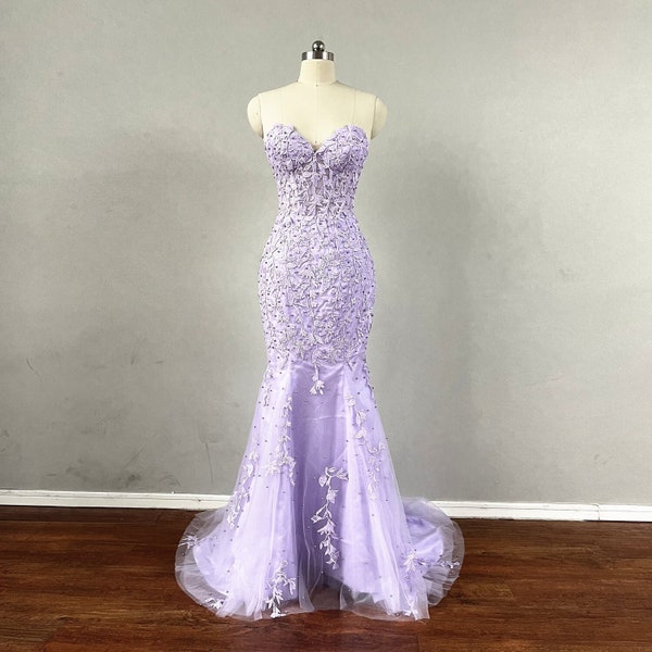 Purple Prom Dresses - Etsy