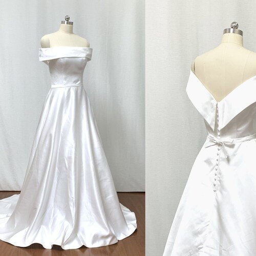Custom off Shoulder Ivory Lace Long Wedding Dress Mermaid - Etsy
