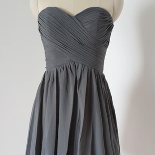 charcoal grey short bridesmaid dresses Steel Grey Bridesmaid Dresses: Buy Women's Dresses Online at STACEES