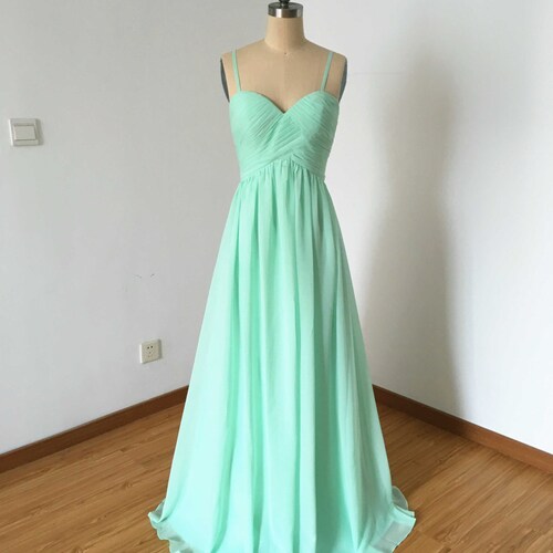 Beautiful Teal Color Short Bridesmaid Dress, Chiffon Sweetheart Short Party Dress main image 1
