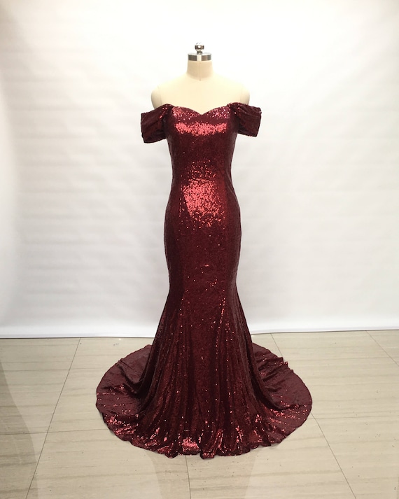 maroon sparkly dress