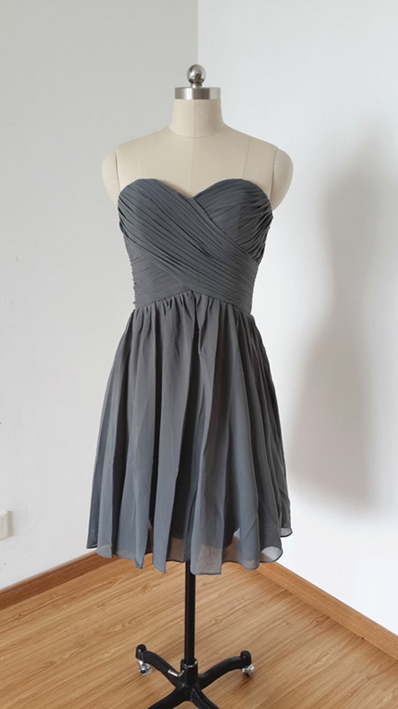 charcoal grey short bridesmaid dresses Steel Grey Bridesmaid Dresses: Buy Women's Dresses Online at STACEES