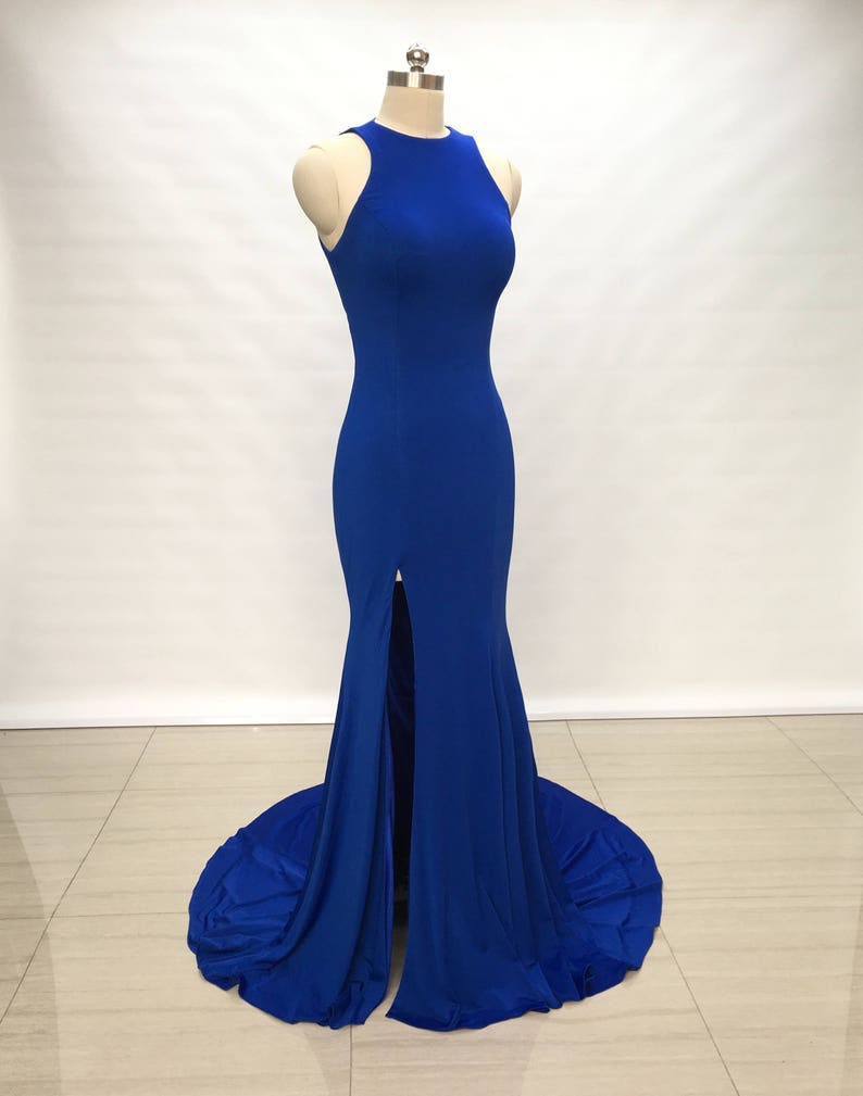 Royal Blue Spandex Dress