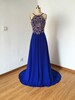Long Prom Dress, Prom Dress, Spaghetti Straps Prom Dress, Royal Blue Prom Dress, Chiffon Prom Dress, Backless Prom Dress 