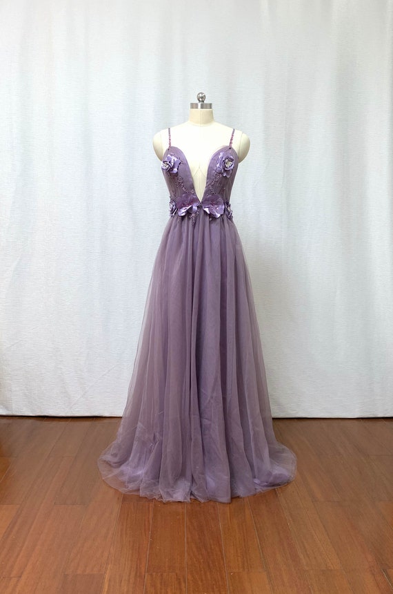 dress dusty purple